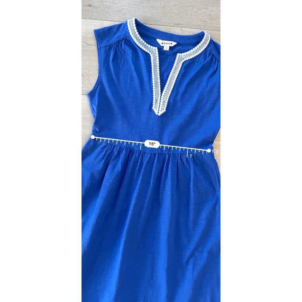Boden May Jersey Midi Dress - Bright Blue - Size 8R - Excellent / MSRP $149 - Picture 13 of 16